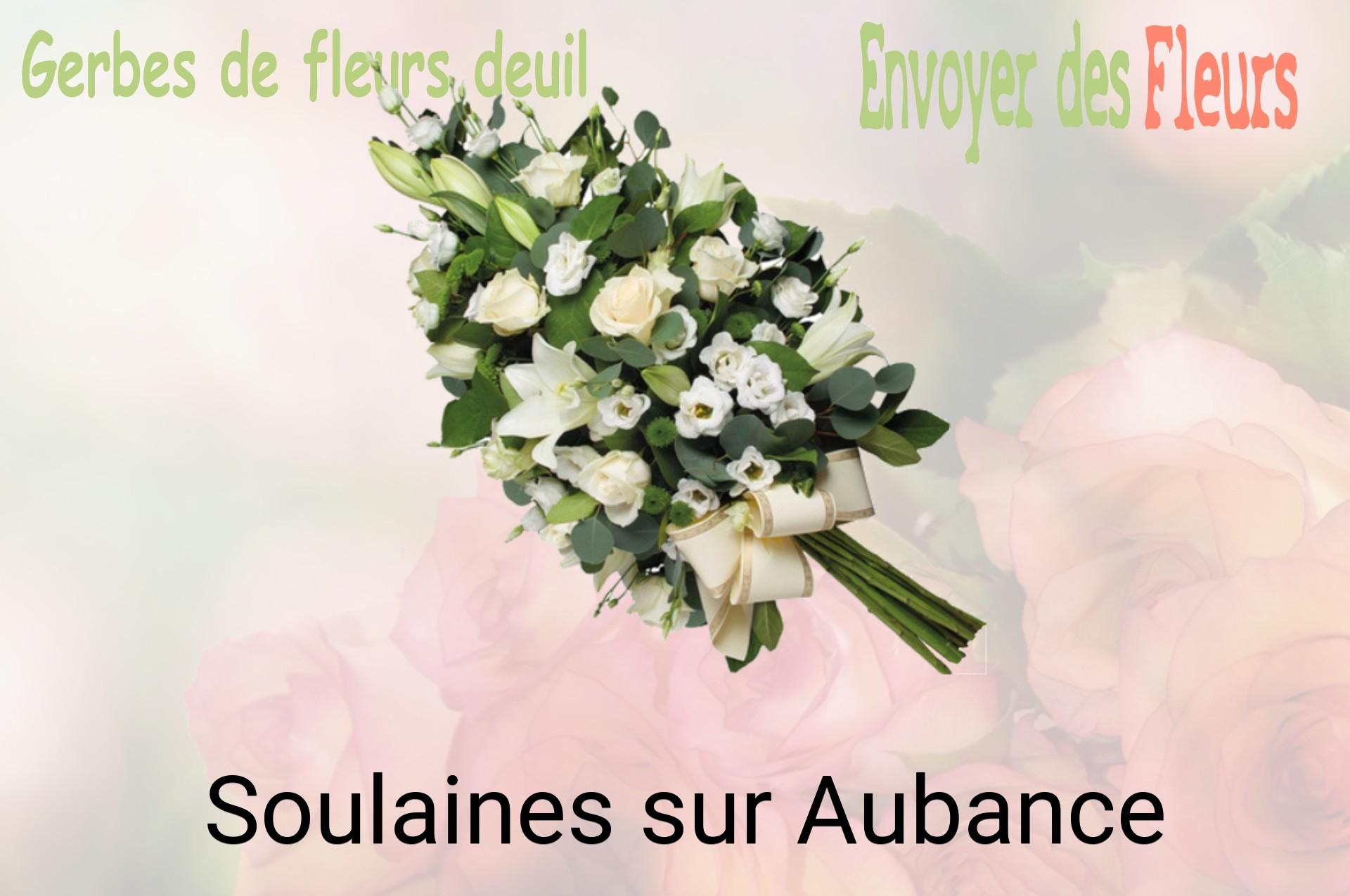 Gerbe de fleurs de deuil livrée à Soulaines-sur-Aubance